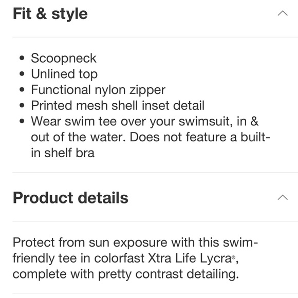 Swim 365 Colorblock Swim Tee/Rash Guard - Picture 2 of 6